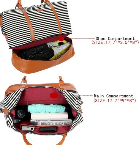 BAOSHA HB-28 السيدات قماش السفر عطلة نهاية الأسبوع حقيبة ليلة حمل المحمولة على القماش الخشن حمل حقيبة in Kuwait