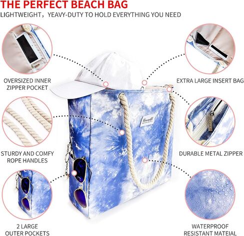 SHWN White pineapple design waterproof tote bag for gym, beach travel, daily bag, daily bag, zipper, inner bag upgrade in Saudi Arabia
