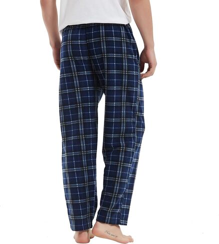 FELEMO Men's Super Soft Pajama Pant Comfy Lounge Plaid Sleep Pants, M-XXL in Kuwait