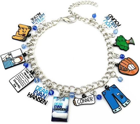 سوار رائع للموسيقي من برودواي إيفان هانسن سحر هدايا للفتيات والنساء والرجال, معدن, راتنج in Kuwait