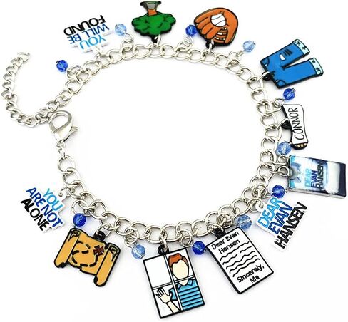 سوار رائع للموسيقي من برودواي إيفان هانسن سحر هدايا للفتيات والنساء والرجال, معدن, راتنج in Kuwait