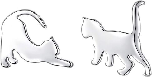 925 Sterling Silver Cute Animal Bird Dinosaur Cat Rabbit Stud Earrings for Women Teen Girls Birthday Gift in Kuwait