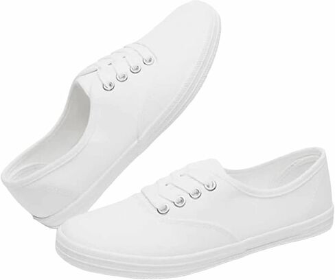 Shoes 18 Womens Canvas Shoes Lace up Sneakers 18 Colors Available in Saudi Arabia