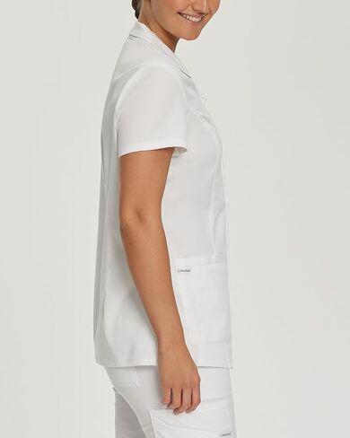 Landau ProFlex Tailored Fit Stretch 5-Pkt Zip-Front Student Tunic for Women 4173 in Saudi Arabia