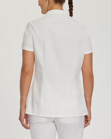 Landau ProFlex Tailored Fit Stretch 5-Pkt Zip-Front Student Tunic for Women 4173 in Saudi Arabia