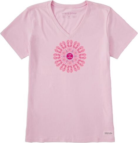 Life is Good Women's Crusher Tee Flip Flop Mandala in Saudi Arabia