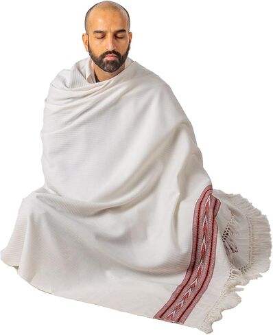 شال أو بطانية للتأمل من Om Shanti Crafts، شال/لف غريب، وشاح أو وشاح كبير الحجم. للجنسين in Saudi Arabia