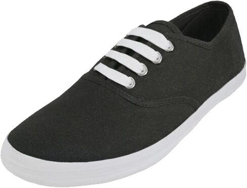 Shoes 18 Womens Canvas Shoes Lace up Sneakers 18 Colors Available in Saudi Arabia