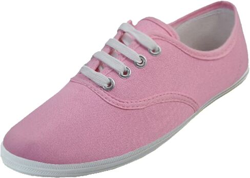 Shoes 18 Womens Canvas Shoes Lace up Sneakers 18 Colors Available in Saudi Arabia