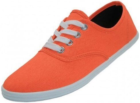Shoes 18 Womens Canvas Shoes Lace up Sneakers 18 Colors Available in Saudi Arabia