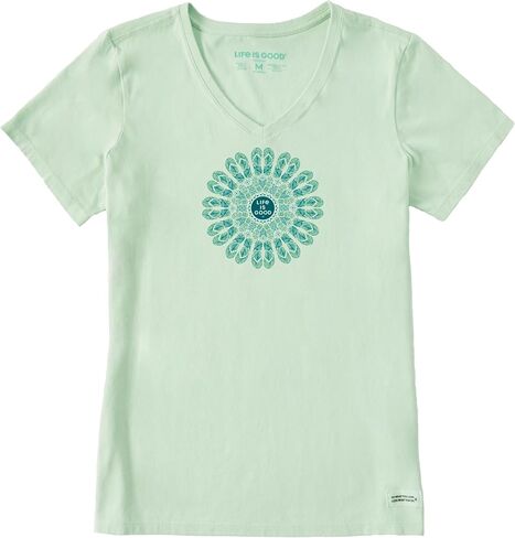 Life is Good Women's Crusher Tee Flip Flop Mandala in Saudi Arabia
