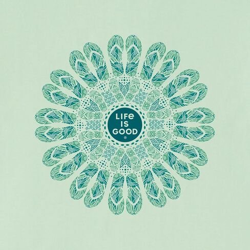 Life is Good Women's Crusher Tee Flip Flop Mandala in Saudi Arabia