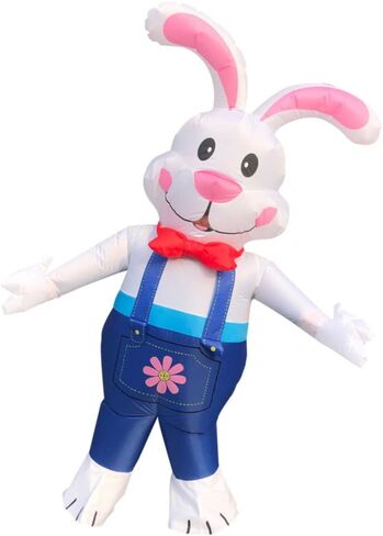 زي ارنب عيد الفصح القابل للنفخ زي ارنب منفوخ بذلة فاخرة للحفلات التنكرية للبالغين in Kuwait