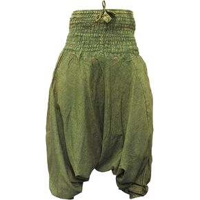 Shopoholic Fashion Unisex Stonewashed Plain Hippy Harem Trouser in Kuwait