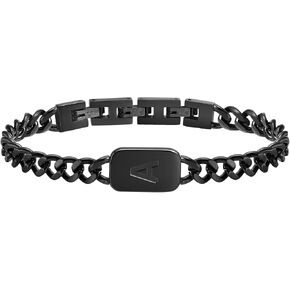 VNOX Initial Bracelet for Men Boys - Simple Mens A-Z Letter Cuban Link Chain Bracelets, Adjustable Solid Stainless Steel Jewelry Gifts for Men Dad Boyfriend in Kuwait