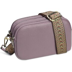 حقائب كروس صغيرة من فوكوين للنساء من الجلد الطبيعي - ثلاث مقصورات رئيسية - حقيبة يد جلدية ناعمة للسيدات in Kuwait