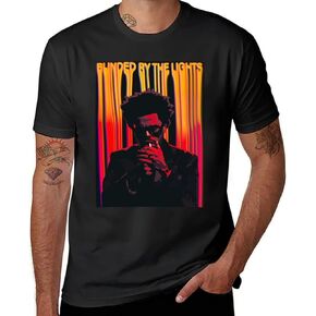 تي شيرت The Rapper Weeknd للجنسين ذو تصميم كلاسيكي بأكمام قصيرة ورقبة دائرية، تي شيرت برقبة دائرية مصنوع من القطن بنسبة 100% in Kuwait