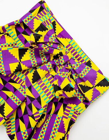 SHENBOLEN Women African Print Dashiki Tradition Waist Belts One Size in Saudi Arabia