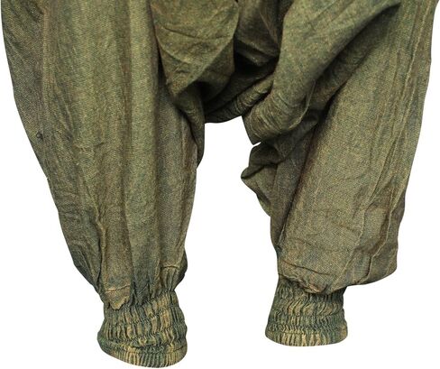 Shopoholic Fashion Unisex Stonewashed Plain Hippy Harem Trouser in Kuwait