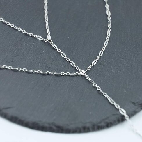 TseanYi متلألئ Y قلادة سلسلة طويلة Y الوهق قلادة مجوهرات مثير طبقات سلسلة قلادة مجوهرات للنساء والفتيات in Kuwait