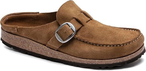 Birkenstock Unisex Buckley Clog, Tea Suede, Size 38 EU (7-7.5 M US Women) in Kuwait