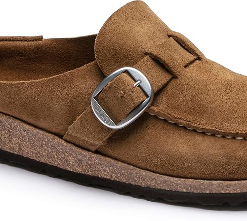Birkenstock Unisex Buckley Clog, Tea Suede, Size 38 EU (7-7.5 M US Women) in Kuwait