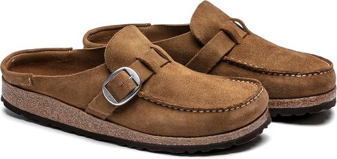 Birkenstock Unisex Buckley Clog, Tea Suede, Size 38 EU (7-7.5 M US Women) in Kuwait
