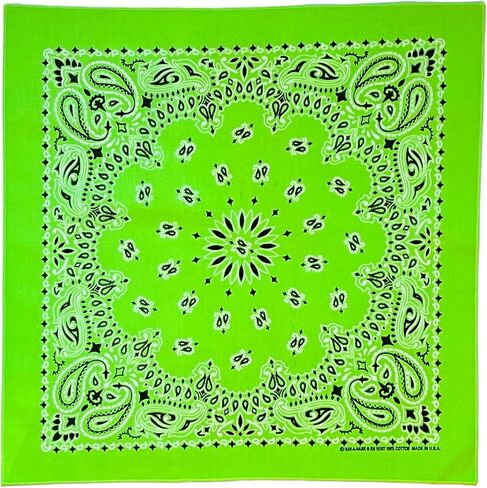 Neon Bandana Pack Set, 22", Pack of in Saudi Arabia