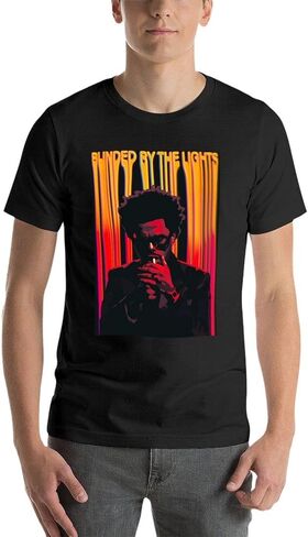 تي شيرت The Rapper Weeknd للجنسين ذو تصميم كلاسيكي بأكمام قصيرة ورقبة دائرية، تي شيرت برقبة دائرية مصنوع من القطن بنسبة 100% in Kuwait