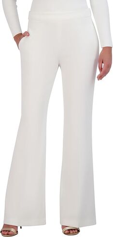 BCBGMAXAZRIA Women's Flare Leg Pant with Zipper in Saudi Arabia
