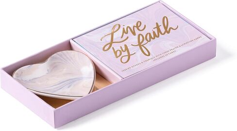 WORLD TRAVELER Eccolo Butterfly Jewelry Tray Organizer and Prayer Cards Set, Set Includes Ring Holder and 24 "Daily Miracles Scripture Cards (3x4 inches), Aesthetic Room Decor, Gift Ready Box in Saudi Arabia