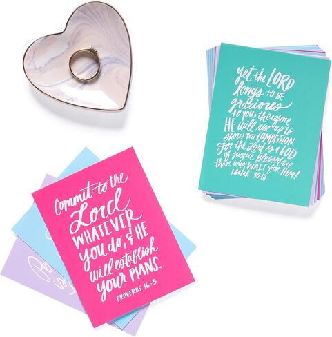 WORLD TRAVELER Eccolo Butterfly Jewelry Tray Organizer and Prayer Cards Set, Set Includes Ring Holder and 24 "Daily Miracles Scripture Cards (3x4 inches), Aesthetic Room Decor, Gift Ready Box in Saudi Arabia