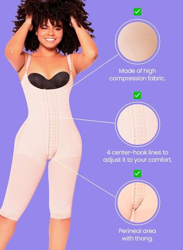 ملابس Fajitex Fajas Columbianas Reductoras y مولديدوراس عالية الضغط بعد شفط الدهون بدلة كاملة in Kuwait