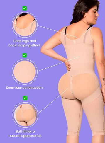 ملابس Fajitex Fajas Columbianas Reductoras y مولديدوراس عالية الضغط بعد شفط الدهون بدلة كاملة in Kuwait