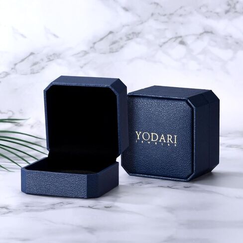 Yodari Hammered Wedding Bands With Imitation Diamond 925 Sterling Silver Promise Ring Couple Rings Set for Women Men Valentine's Day Gift(With Gift Box) in Saudi Arabia