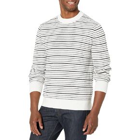 Theory Men's Riland Crew Stripe Eco Breach