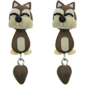 Animal Earrings for Women 3D Animal Bite Earrings Pig Cat Shark Earrings Animal Cartoon Stud Earrings Biting Ear Studs Fun Animal Earrings Gifts for Girls in Kuwait