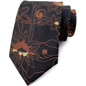 Ctskyte Men's Floral Tie Cravat Jacquard Luxury Modern Pattern Designer Wedding Necktie