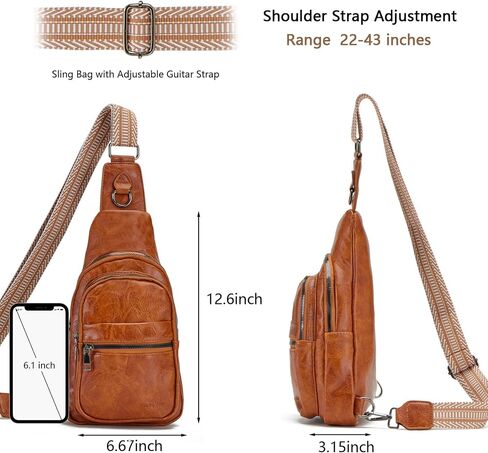 Seoky Rop Crossbody Bag for Women Small Sling Bag Leather Shoulder Cross Body Bag for Travel in Saudi Arabia