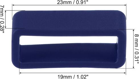 uxcell Watch Band Strap Loops Silicone Watch Holder Keeper, for Watch Bands in Saudi Arabia