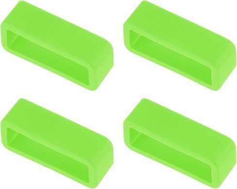uxcell Watch Band Strap Loops Silicone Watch Holder Keeper, for Watch Bands in Saudi Arabia