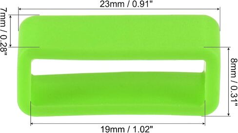 uxcell Watch Band Strap Loops Silicone Watch Holder Keeper, for Watch Bands in Saudi Arabia