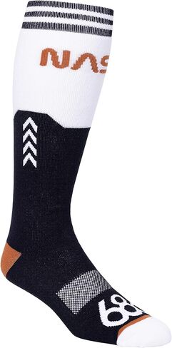 جوارب NASA 686 للرجال - عبوة من قطعتين - جوارب شتوية للثلج والتزلج - كعب ومقدمة معززة، دعم مرن للقوس، وتبطين in Kuwait