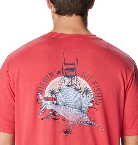 Columbia Men's PFG Sail Tower Tech Tee Short Sleeve in Saudi Arabia