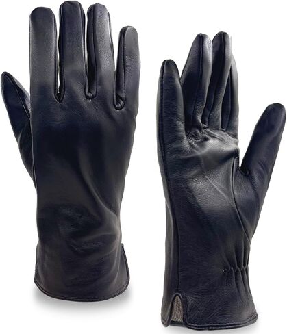 Zjjseloru Womens Clod Weather Gloves Lambskin leather Cashmere or Wool Lined in Saudi Arabia