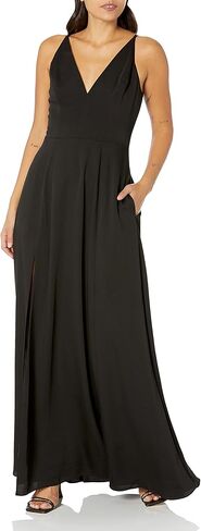 Dress the Population Women's Parker Fit and Flare Maxi Dress in Saudi Arabia