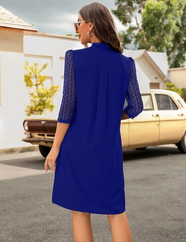 MISSKY Womens 3/4 Sleeve Shift Dress in Saudi Arabia