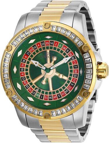 Invicta Men's Specialty Automatic Watch with Stainless Steel Strap, Silver, Gold, 26 (Model: 28716) in Saudi Arabia