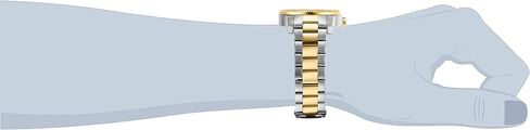 Invicta Men's Specialty Automatic Watch with Stainless Steel Strap, Silver, Gold, 26 (Model: 28716) in Saudi Arabia