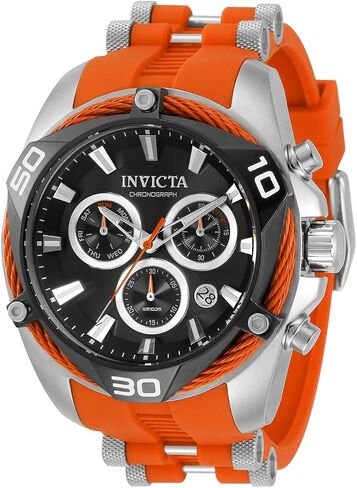 Invicta Mens Bolt Quartz Watch, Orange, 31314 in Saudi Arabia
